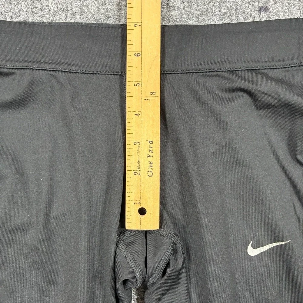 Nike Dri-FIT Fast Live Fearless Crop Leggings Womens XS Black Running Pants